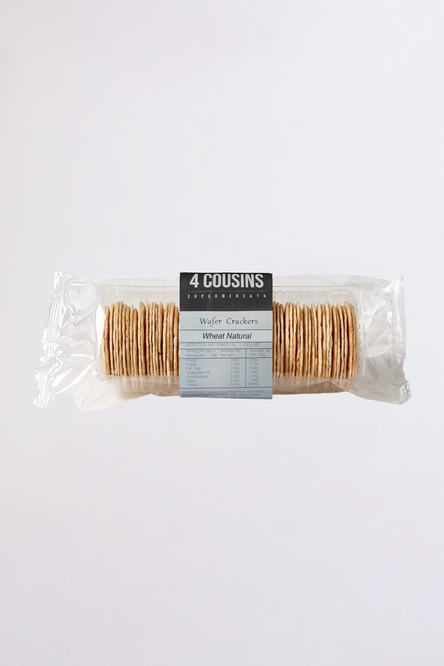 4 Cousins Wafer Crackers | Wheat Natural